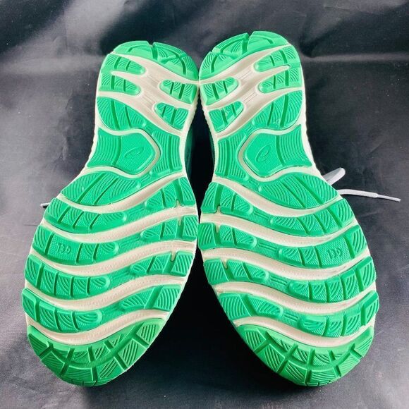 New Asic GEL NIMBUS Lite - Light Grey and Bright Green Mens 7.5 Womens 9 US - Picture 6 of 11